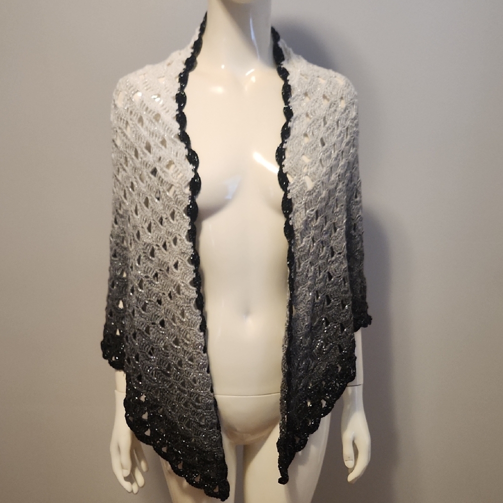 Hand Made Knit Shawl
